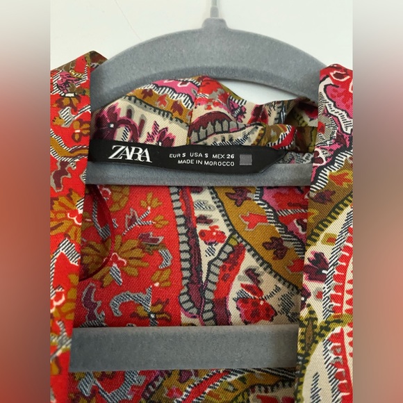 Zara Brand- Perfect dress for every occasion casual to party. Mix color dress. - Picture 5 of 10